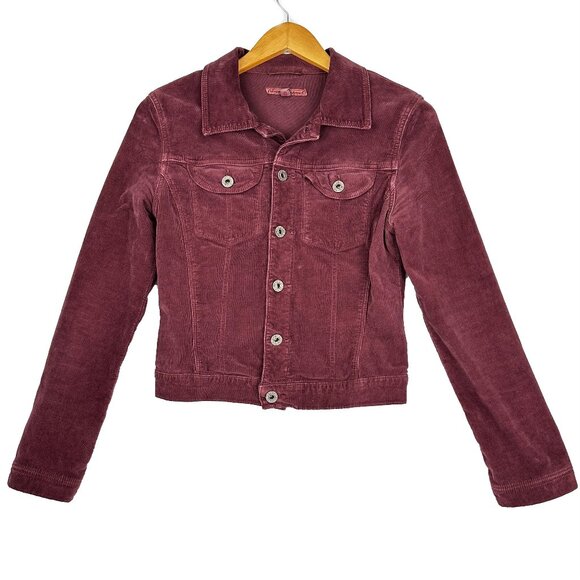 Y2K AG Adriano Goldschmied The Iris Corduroy Jacket Size Small - Picture 2 of 11